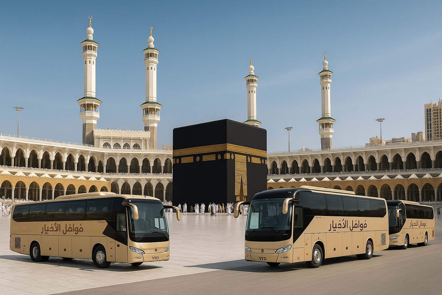 مشهد للحرم المكي والنقل الفاخر
